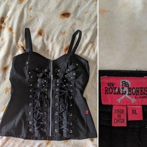 Zip up corset
